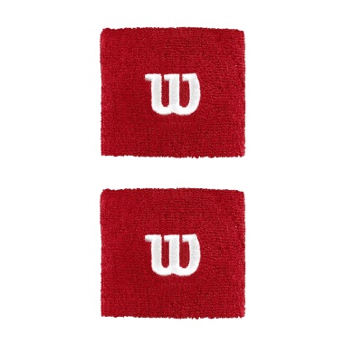 Wilson Sweatband W Standard Red 2-Pack